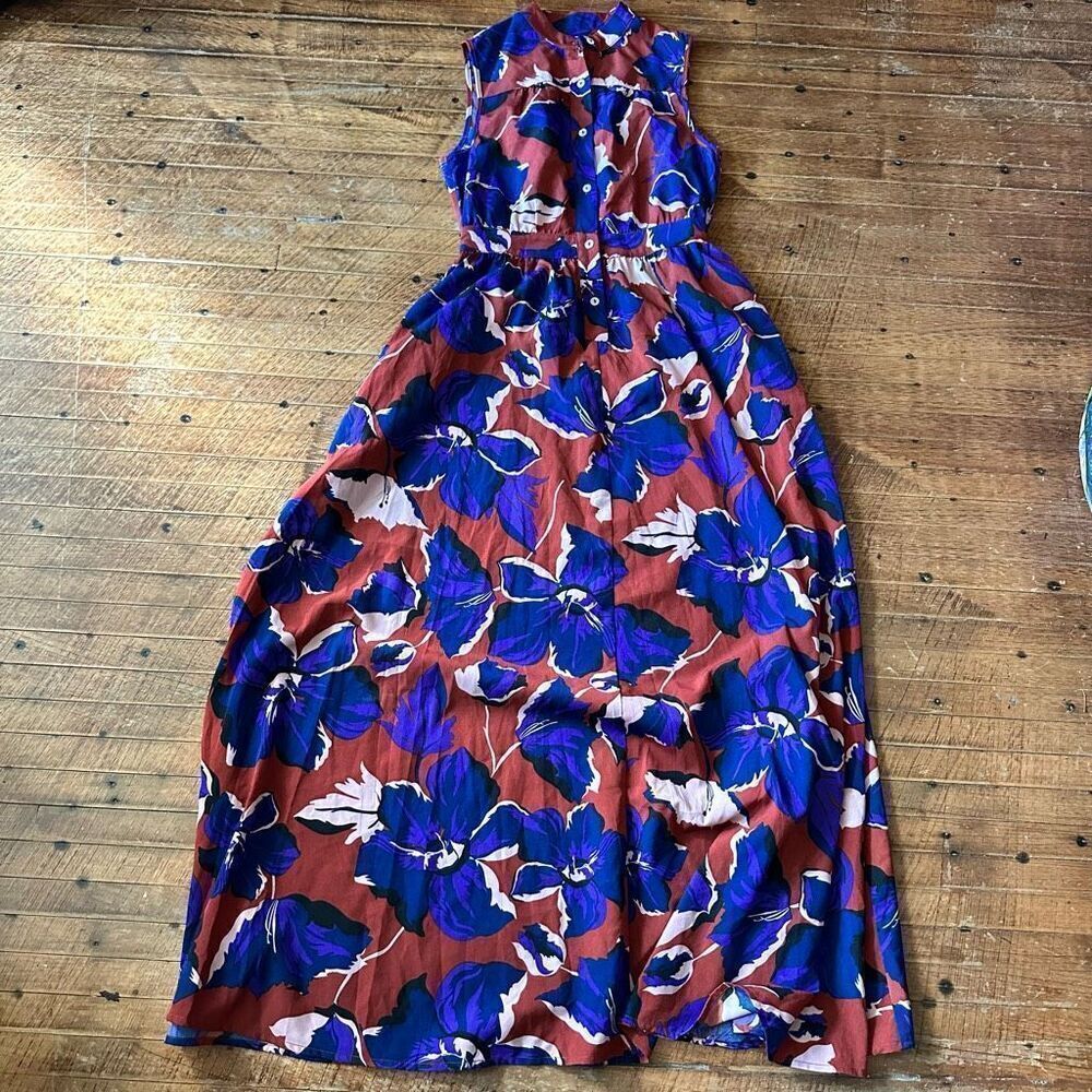 Love + Harmony elegant floral sleeveless maxi dress